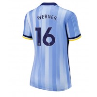 Maglia Calcio Tottenham Hotspur Timo Werner #16 Seconda Divisa Donna 2024-25 Manica Corta